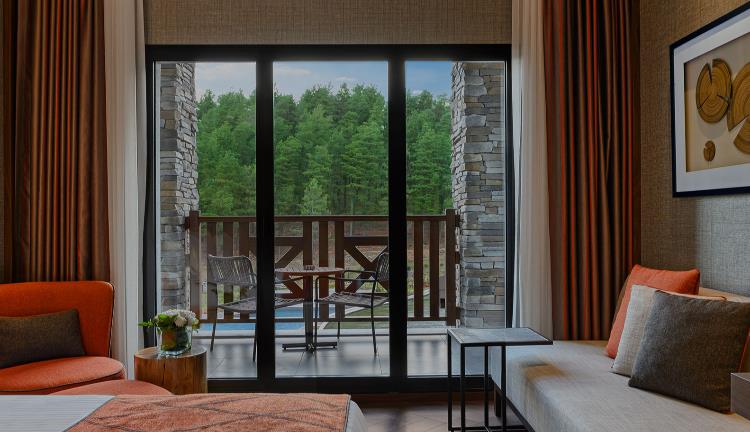 Deluxe Oda, 2 Adet Tek Kişilik Yataklı, Orman Manzaralı